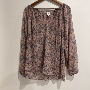CABI Floral Blouse‎